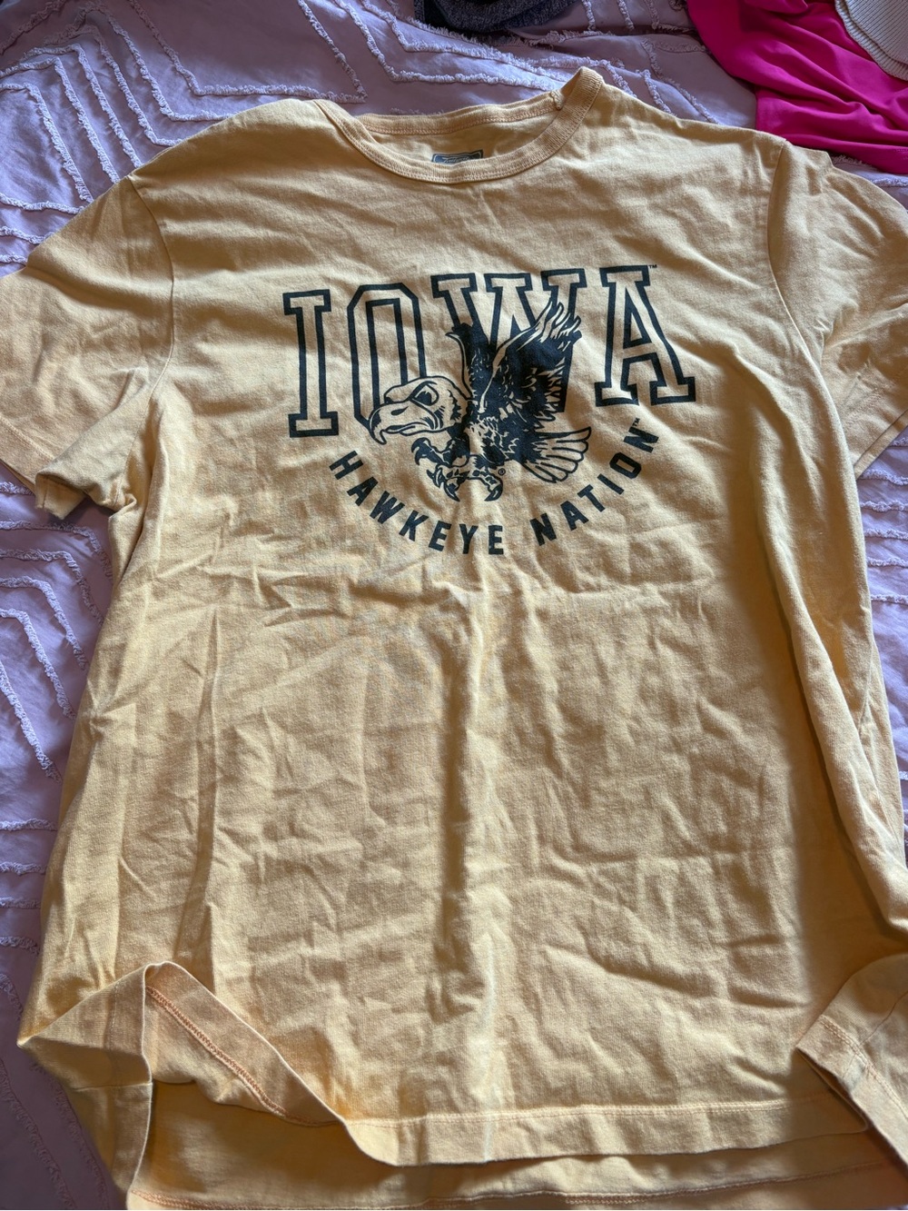 Iowa Hawkeye Nation Yellow T-Shirt